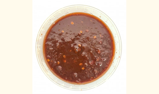 Red Habanero Chilli Mash with Seeds - 200g (Highly Concentrated)